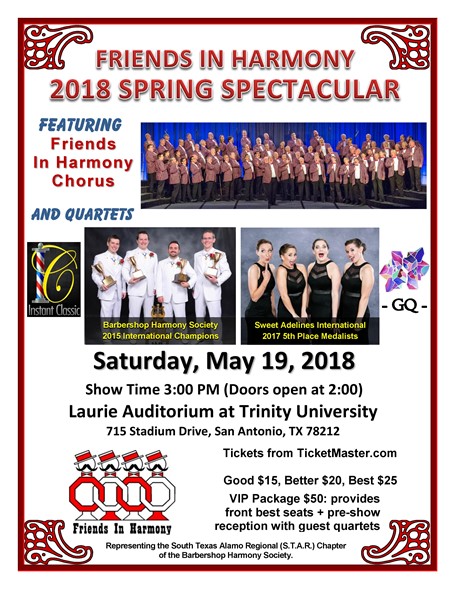 Friends in Harmony 2018 Spring Spectacular
